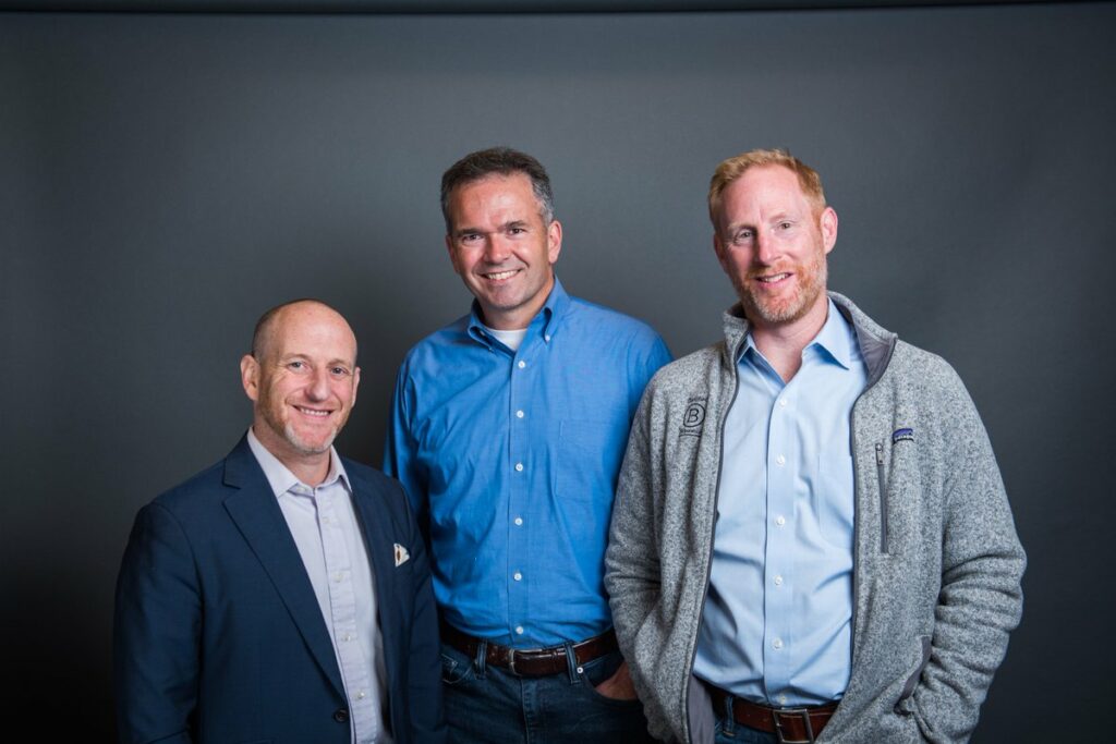 an image of the three founders of b corp and the nonprofit b lab